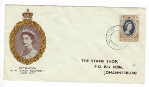 1953 British Swaziland First Day Cover - Queen Elizabeth Coronation (EE33)