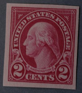 United States #577 2 Cent Washington Imperforate OG