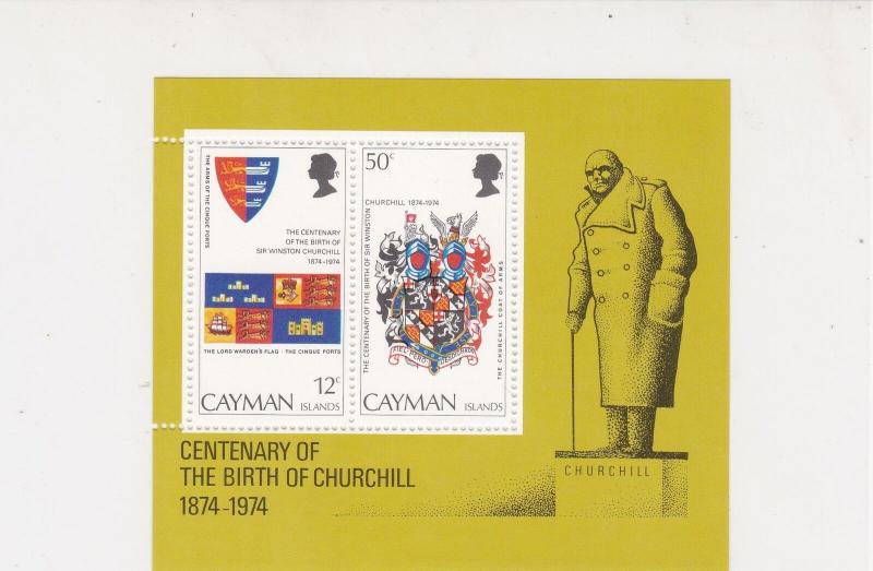 Cayman Islands 1974 Sir Winston Churchill MNH Mini Stamps Sheet Ref 27114