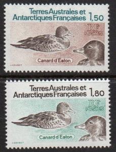 FSAT TAAF 1983 Ducks VF MNH (101-2)