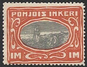 NORTH INGERMANLAND Russia 1920 Sc 12  1M  Mint NH F-VF