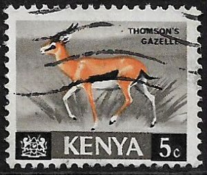 Kenya #20 Used Stamp - Thomson's Gazelle (a)