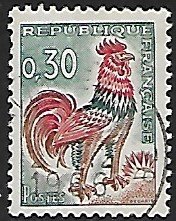 France # 1024B - Gallic Cock - used . . . [BR28]