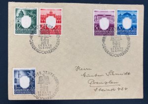 1943 Krakow GG General Government Germany First Day Cover Fifth Year Cancel