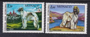 Monaco 1126-27 MNH 1978 Monte Carlo Dog Show