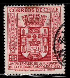 Chile Scott 281 Used coat of arms stamp