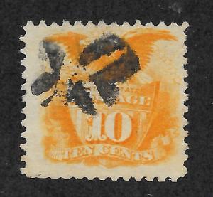 116 Used 10c. Pictorial, Dark Brown, Free Insured Shipping