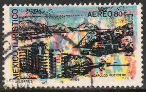 MEXICO C355, TOURISM PROMOTION, ACAPULCO BAY. USED. VF. (1258)