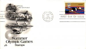 #1791-1794 Summer Olympics Set of 4 - Artcraft Cachet