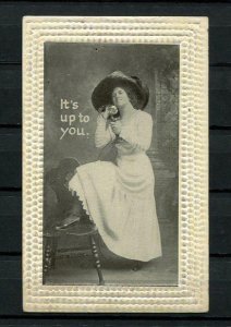 Canada 1911 Postal Card Ontario  Lady on the phone 9742