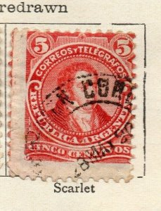 Argentine 1889 Early Issue Fine Used 5c. NW-178878