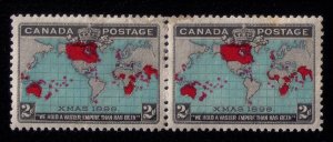CANADA Sc #86 XMAS 1898 MNH,OG VERT. PAIR VERY FINE