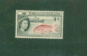 TURKS _ CAICOS 126 MH BIN $1.00