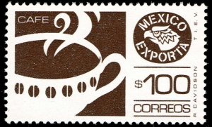 Mexico #1470A  MNH - 100p Exporta Coffee (1988)