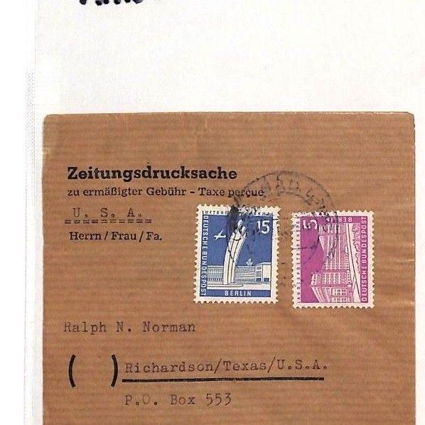 AH157 Germany Berlin Wrapper Texas USA {samwells-covers}PTS