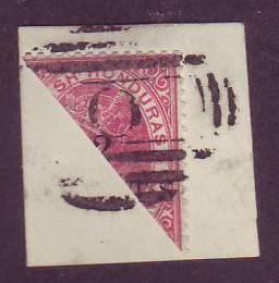 British Honduras SC#22a (SG#37a)  BISECT 2c on 1p piece Used