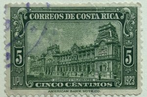 AlexStamps COSTA RICA #121 XF Used 