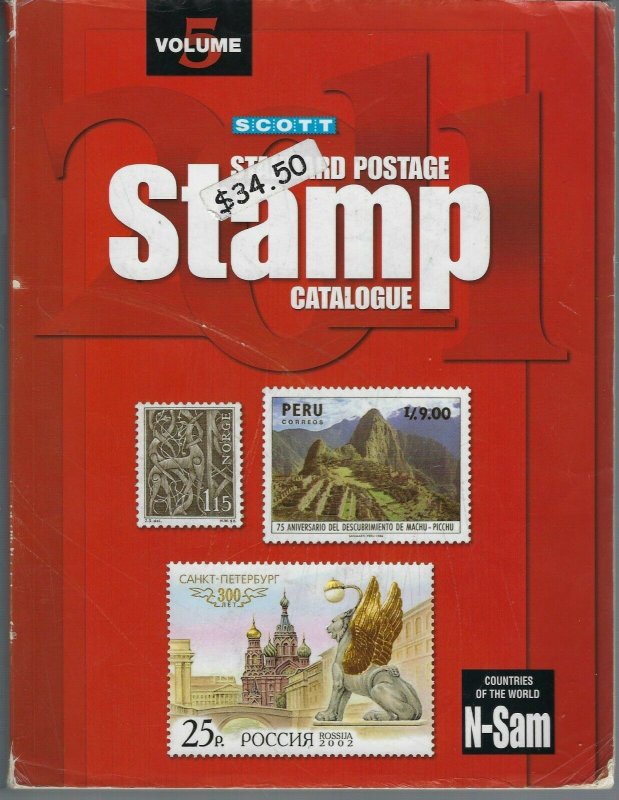 2011 SCOTT STANDARD POSTAGE STAMP CATALOGUE VOLUME 5 (COUNTRIES N-SAM)