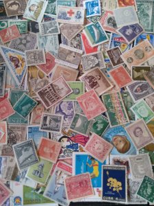 500 Unused Mint WW MNH Miint Stamps Unsearched 600,000 Hoard   NO MULTIPLLES!