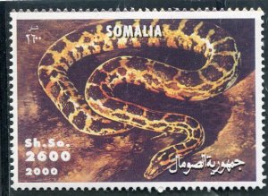 Somalia 2000 Reptiles SNAKES 1 value Perforated Mint (NH)