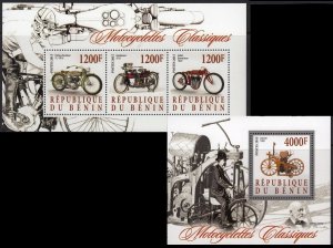 BENIN 2015 MOTORCYCLES MOTOS MOTORRÄDER [#1553P]