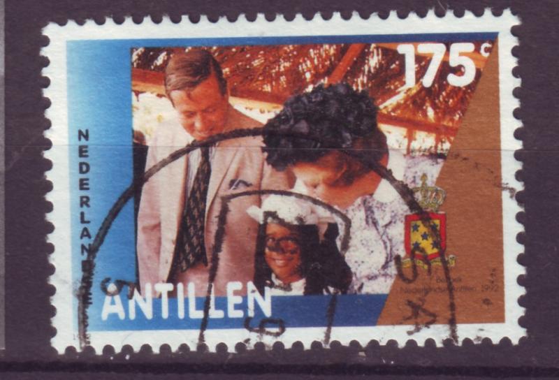 J10377 JL stamps 1992 neth antilles hv set used  #684 royality