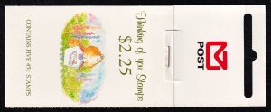 New Zealand 1991 Greeting Stamps - Thinking of you Mint MNH Booklet SC 1053a