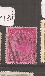 Queensland 2 1/2d used in Papua Forerunner VFU (8dbx)