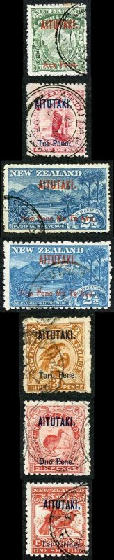 Aitutaki SG1/7 Fine used Set