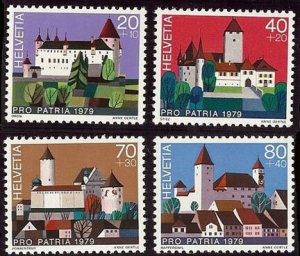 Scott #B463-6 Castle MNH