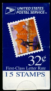 US #3242a BK274 MAKE-SHIFT BOOKLET, Space Discovery, VF/XF mint never hinged,...