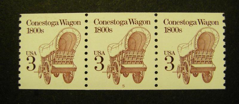 Scott 2252a, 3 cent Conestoga Wagon, PNC3, #5, MNH