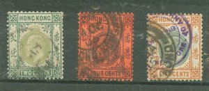 Hong Kong #72-74 Used Single (King)