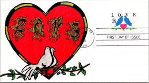 ACE FDC 1990 SC #2440 LOVE - Romance, AR - Single - D178