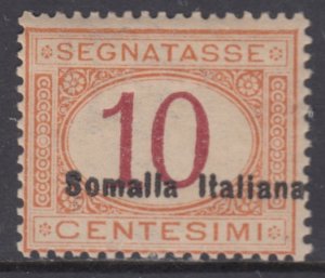 Italy Somalia - Sassone Tax n.24ad- cv 1400$ MNH**  right SHIFTED OVERPRINT