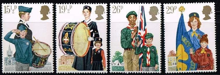Great Britain 1982, Mi.# 910-913 MNH,  Youth organizations