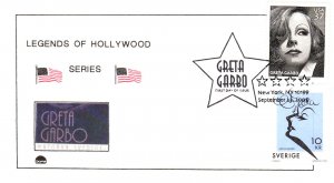 #3943 Greta Garbo Joint Dome FDC