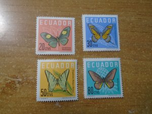 Ecuador  #  680-83  MH