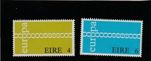 Ireland  Scott#  305-306  MNH  (1971 Europa)