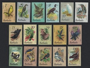 Barbados Birds 16v 1979 MNH SG#622=638