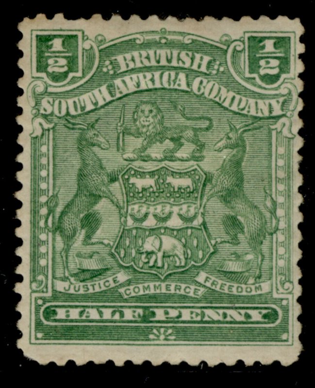 RHODESIA QV SG75a, ½d yellow green, M MINT.