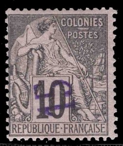 MOMEN: FRENCH COLONIES DIEGO SUAREZ SC #3 1890 MINT OG H SIGNED BRUN LOT #66063