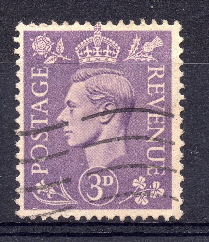 GB = 1941 3d Pale Violet. SG 490. Fine Used. (04/15/34)