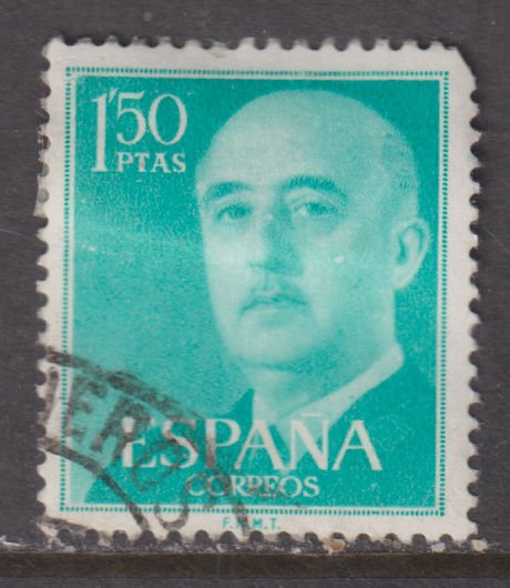 Spain 827 General Francisco Franco 1956