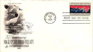 #1306 Migratory Bird Treaty – Artcraft Cachet  SCBL