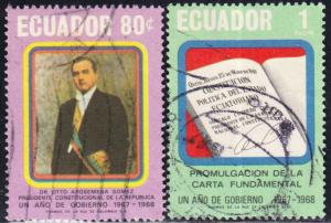 Ecuador  #770-770A Used