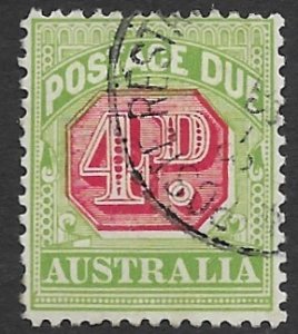 Australia J-43  1909   4d  fine used