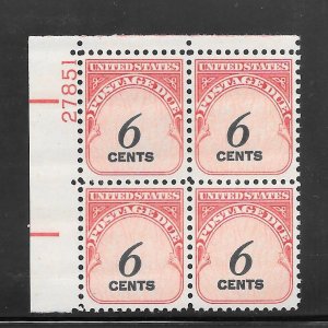 #J94 MNH Plate Block