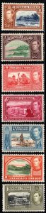 1938-1944 Trinidad & Tobago Scott #- 50//59 King George VI Set/7 Unused