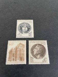 Czechoslovakia sc 624-626 MH comp set